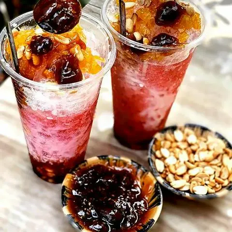 Hình ảnh Đá me mè sữa 