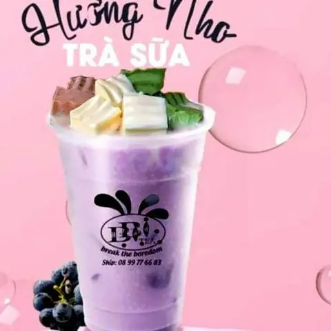 Hình ảnh Trà sữa hương nho