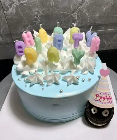 Hình ảnh Bánh kem sữa tươi HPBD 14.7cm