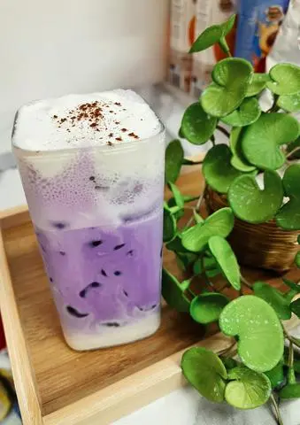 Hình ảnh Khoai Môn latte Kem Muối
