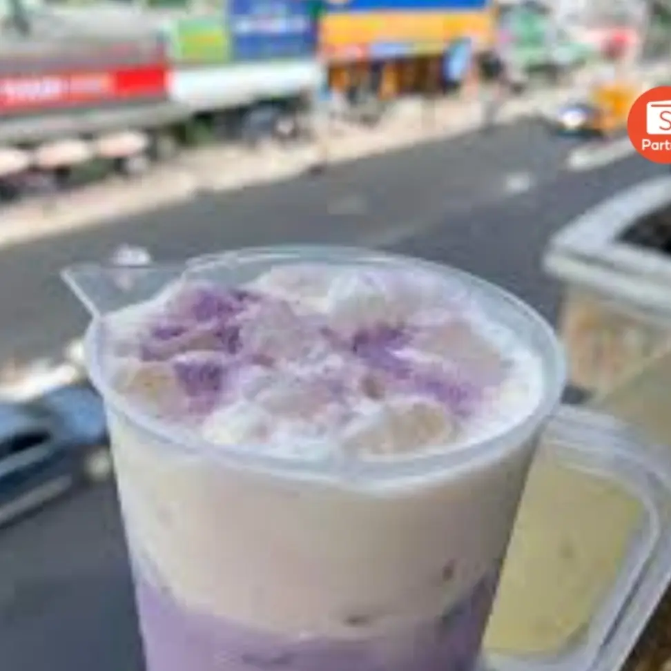 Hình ảnh Sữa Gấu Khoai Môn Kem Chesse Phomai