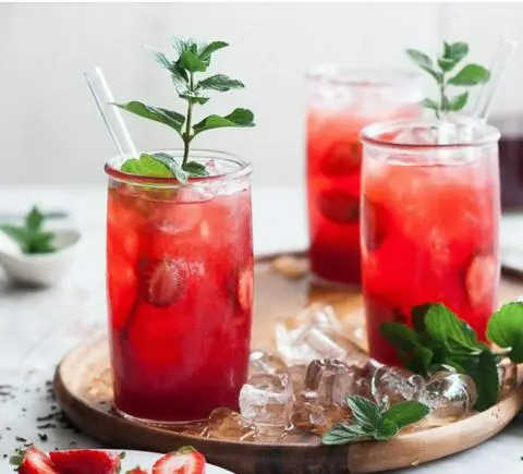 Hình ảnh Soda Hương Dâu