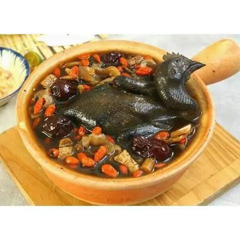 Hình ảnh Gà Ác Ngũ vị