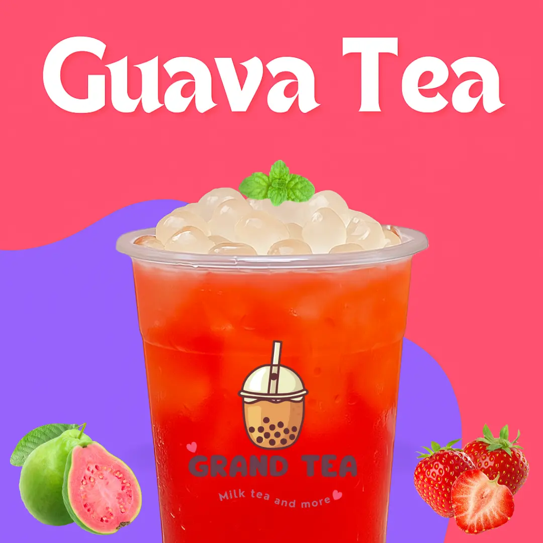 Hình ảnh Trà Ổi Hồng Dâu 3Q/Strawberry Pink Guava Tea