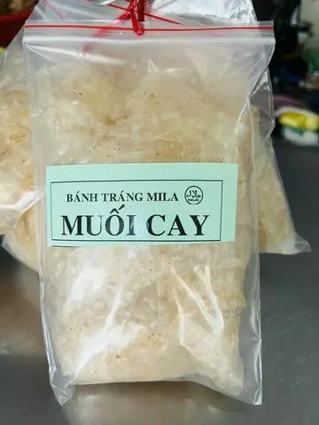 Hình ảnh Bánh tráng muối cay