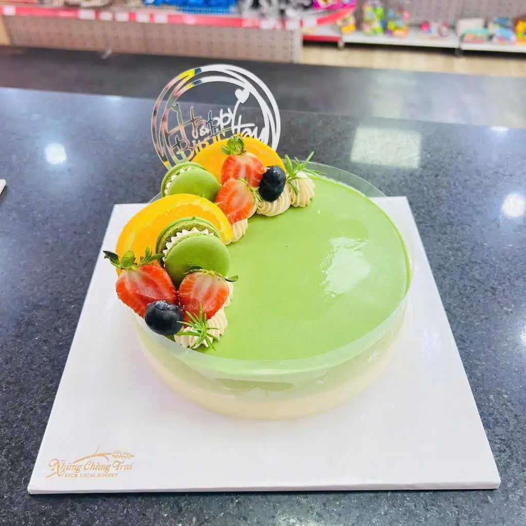 Hình ảnh Bánh Mousse Sữa Chua Matcha 20cm 