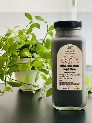 Hình ảnh Sữa mè đen hạt sen