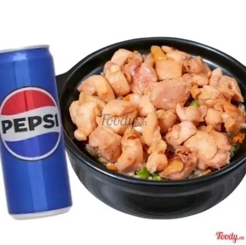 Hình ảnh Combo cơm thố gà áp chảo - pepsi