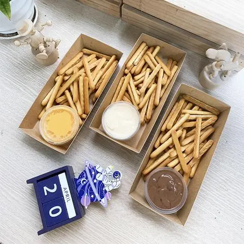 Hình ảnh Bánh que chấm sốt tùy chọn