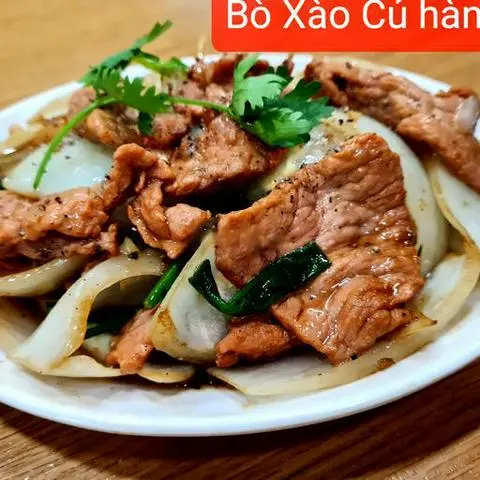 Hình ảnh Bò xào củ hành