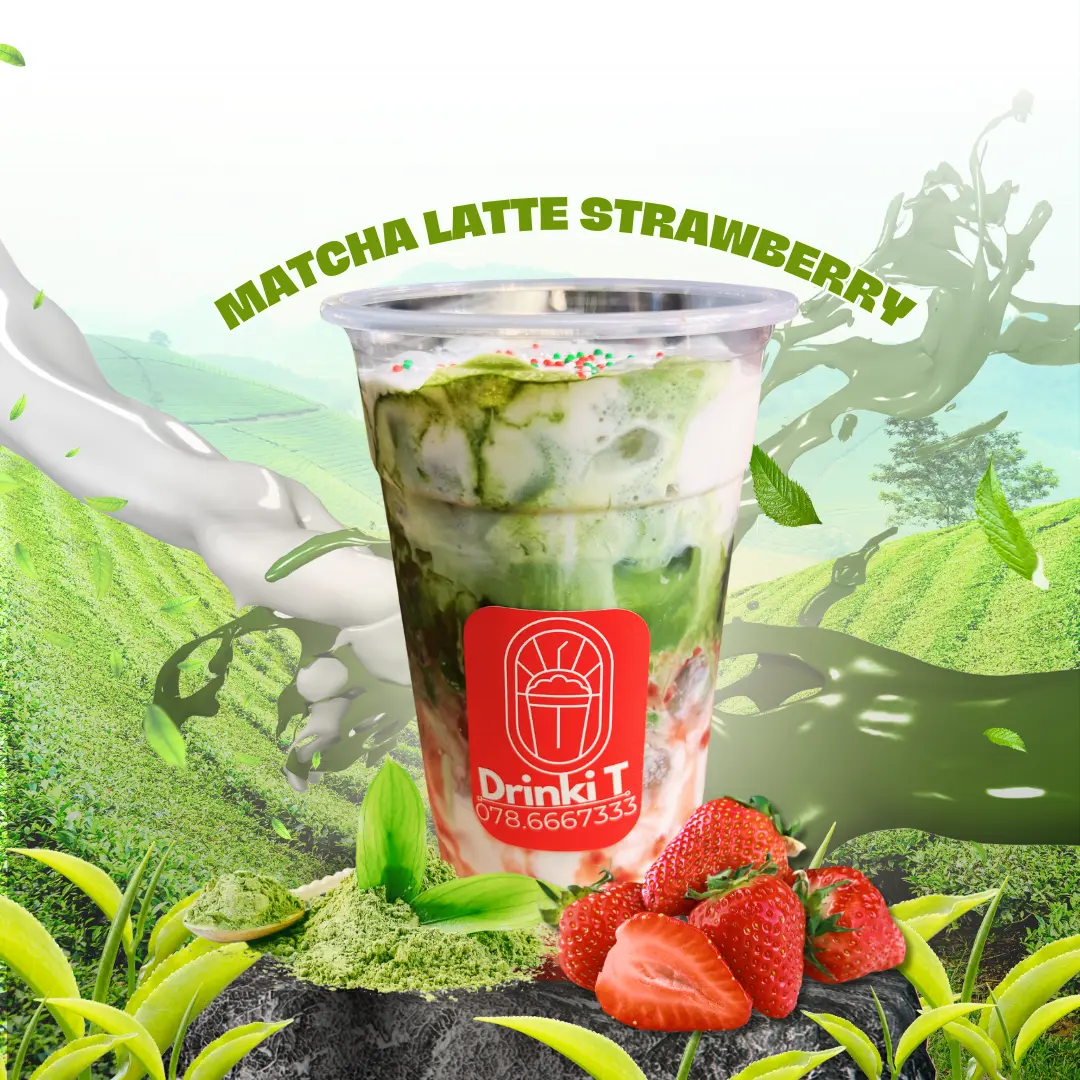 Hình ảnh Matcha Latte Dâu