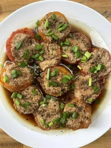 Hình ảnh Cà chua nhồi thịt 