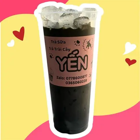 Hình ảnh Trà sữa than tre Size 700ml