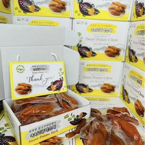 Hình ảnh  khoai lang sấy hàn nhập- hộp 1kg