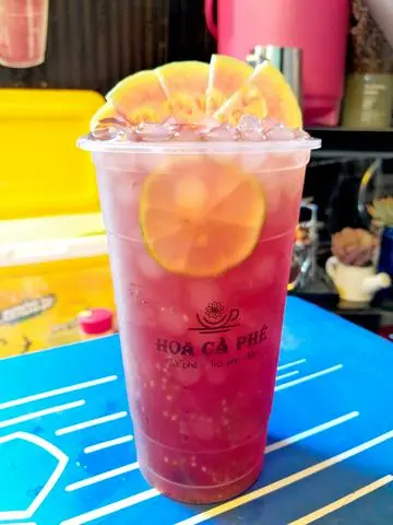 Hình ảnh hồng trà ổi tươi