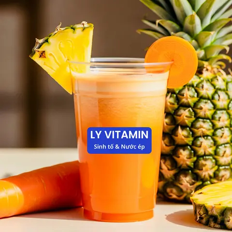 Hình ảnh Nước ép Thơm & Cà rốt