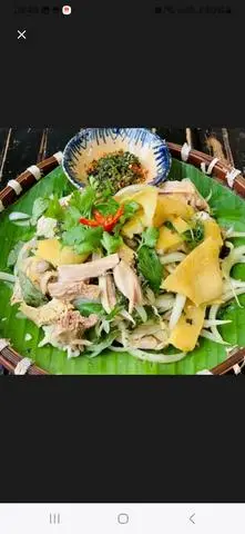 Hình ảnh gỏi  gà +cháo 1 nguoi an