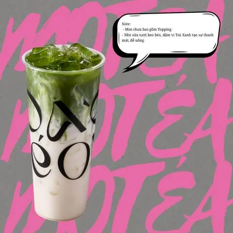 Hình ảnh Sữa Tươi Matcha Thuỷ Tinh Yogurt