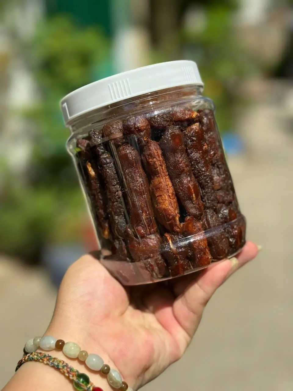 Hình ảnh Me Lào Chấm Muối Tôm 500g