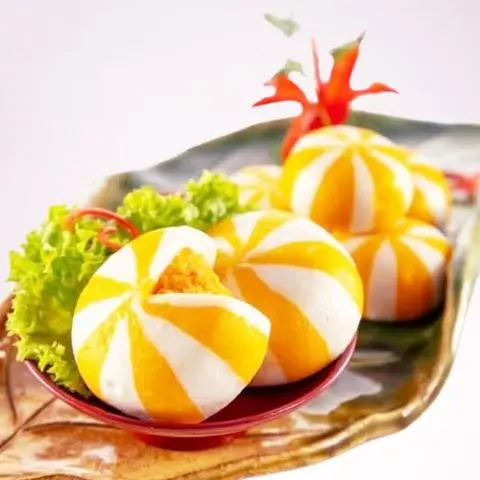 Hình ảnh Bánh Bao Nhân Trứng Cá