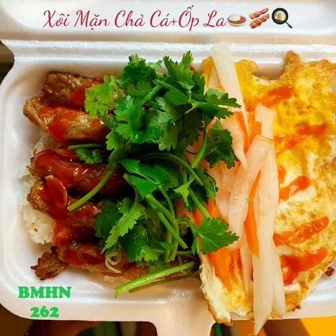 Hình ảnh Xôi Chả Cá+Trứng Ốp La