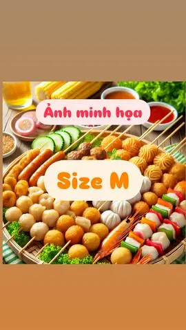 Hình ảnh Ở đây có phát FWB - XIÊN BẨN (VIÊN CHIÊN) thập cẩm ngũ vị Size M