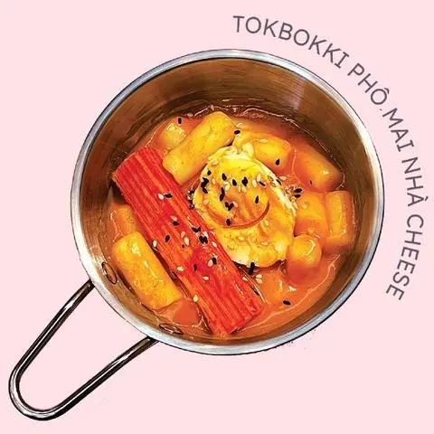 Hình ảnh Tokbokki phô mai
