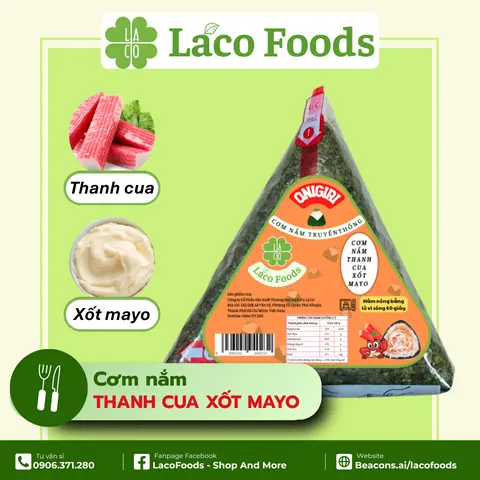 Hình ảnh Cơm Nắm Thanh Cua Xốt Mayo