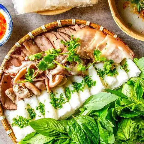 Hình ảnh Bánh hỏi lòng heo 1 người