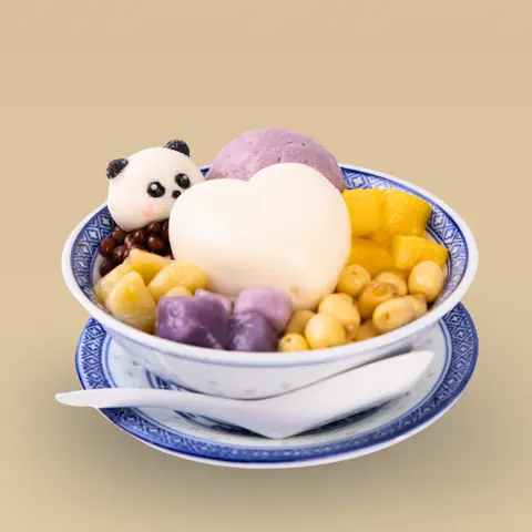 Hình ảnh Pudding Hạnh nhân Song Khoai
