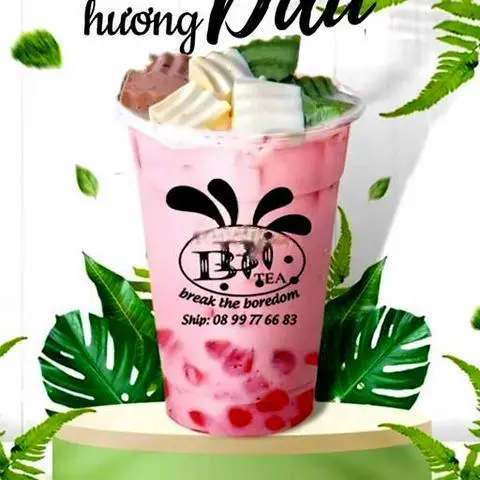 Hình ảnh Trà sữa hương dâu