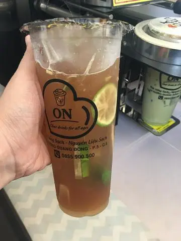 Hình ảnh Trà olong chanh giã tay
