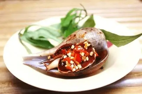 Hình ảnh ốc muỗng nướng nước mắm 