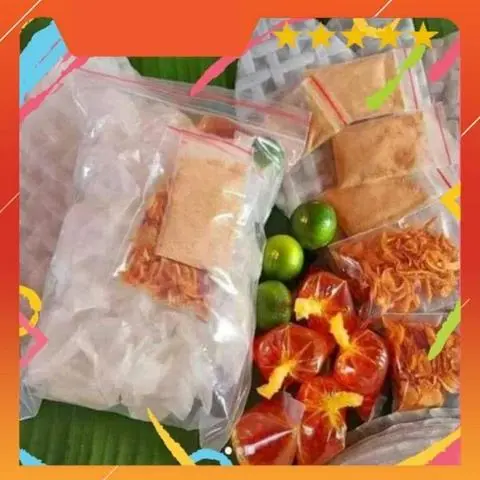 Hình ảnh Combo 2 bịch bánh tráng sate muối hành phi ruốc