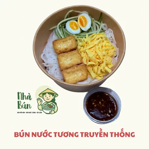 Hình ảnh Bún nước tương truyền thống
