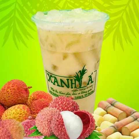 Hình ảnh Nước mía mix trái Vải ly lớn 700ml