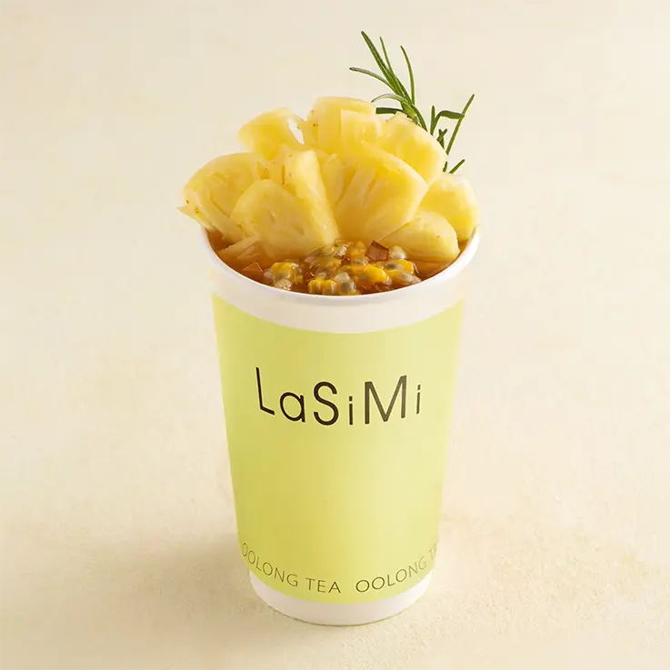 Hình ảnh Trà Ô Long Dứa Chanh Dây 