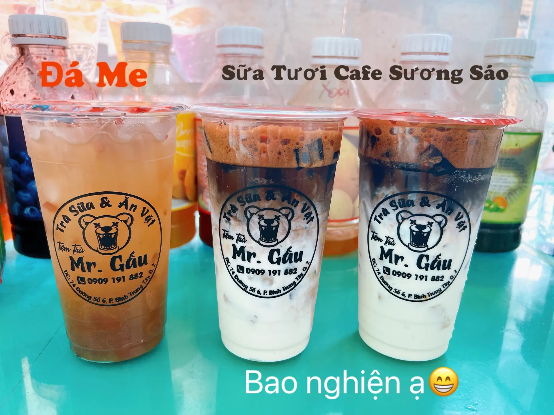 Hình ảnh Sữa Tươi Cafe sương sáo - size L