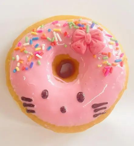 Hình ảnh Donut hello bé mèo Kitty