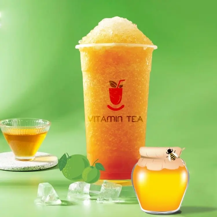 Hình ảnh Hồng trà tắc mật ong đá xay