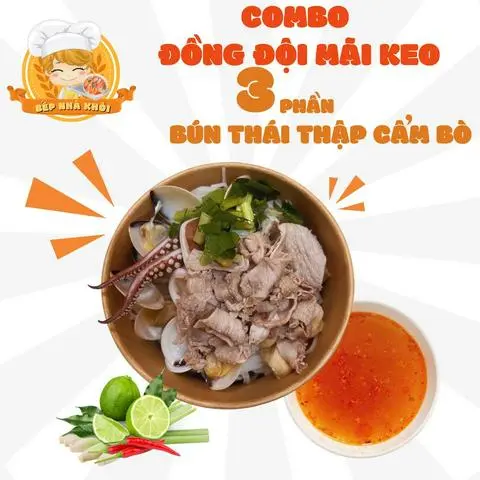 Hình ảnh COMBO 3 PHẦN BÚN THÁI THẬP CẨM BÒ ⭐️