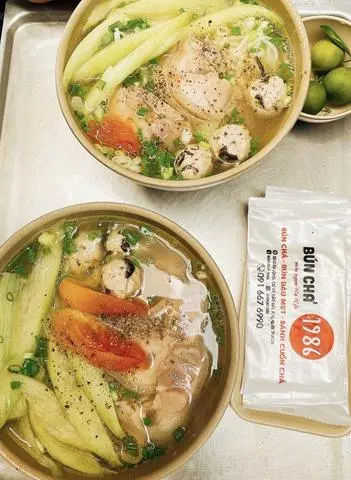 Hình ảnh Bún bung mọc thịt