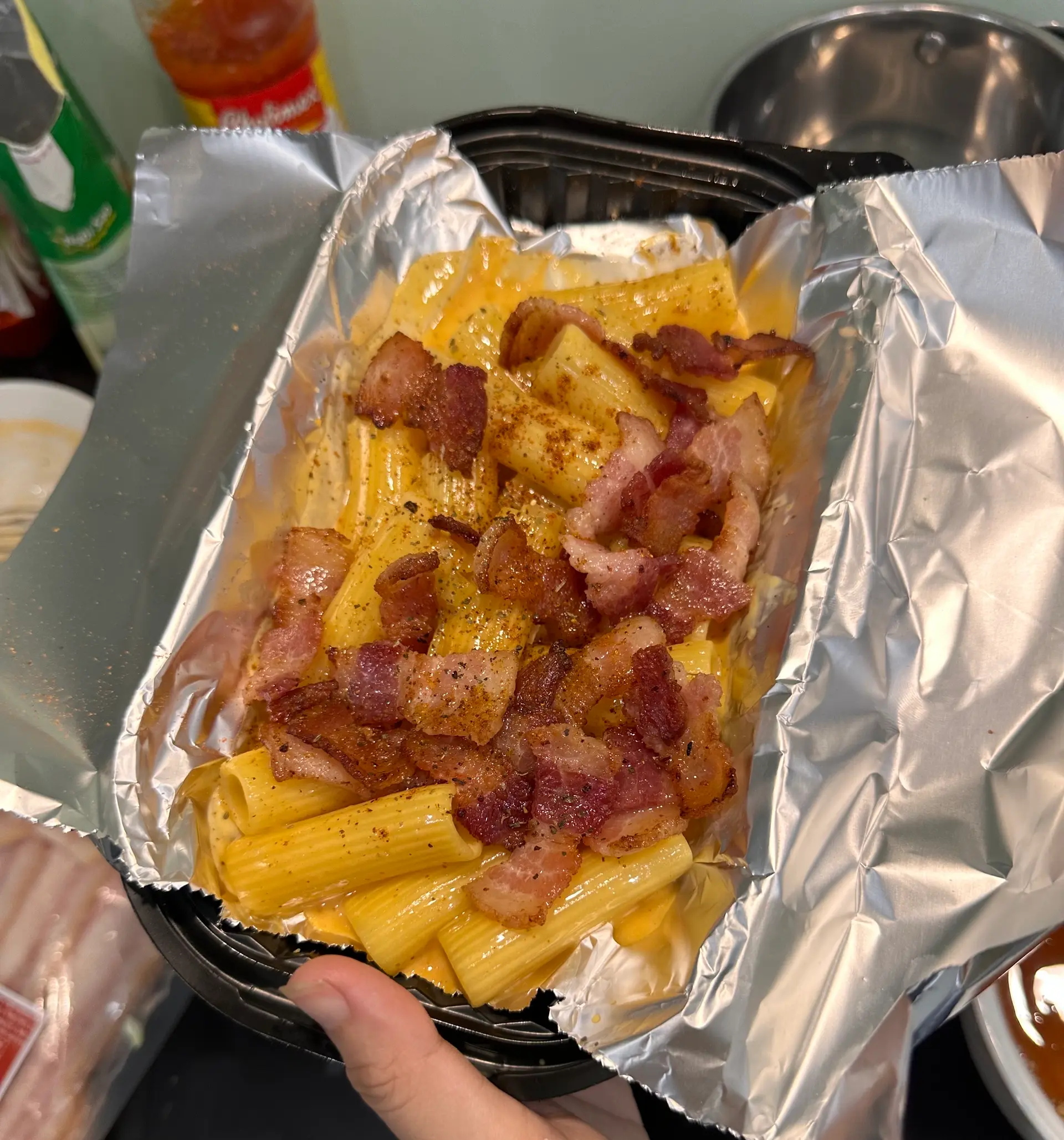 Hình ảnh Rigatoni bacon phô mai cay 
