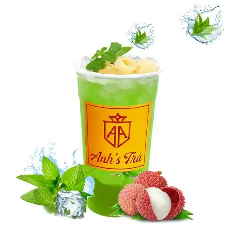 Hình ảnh Trà Vải Bạc Hà 