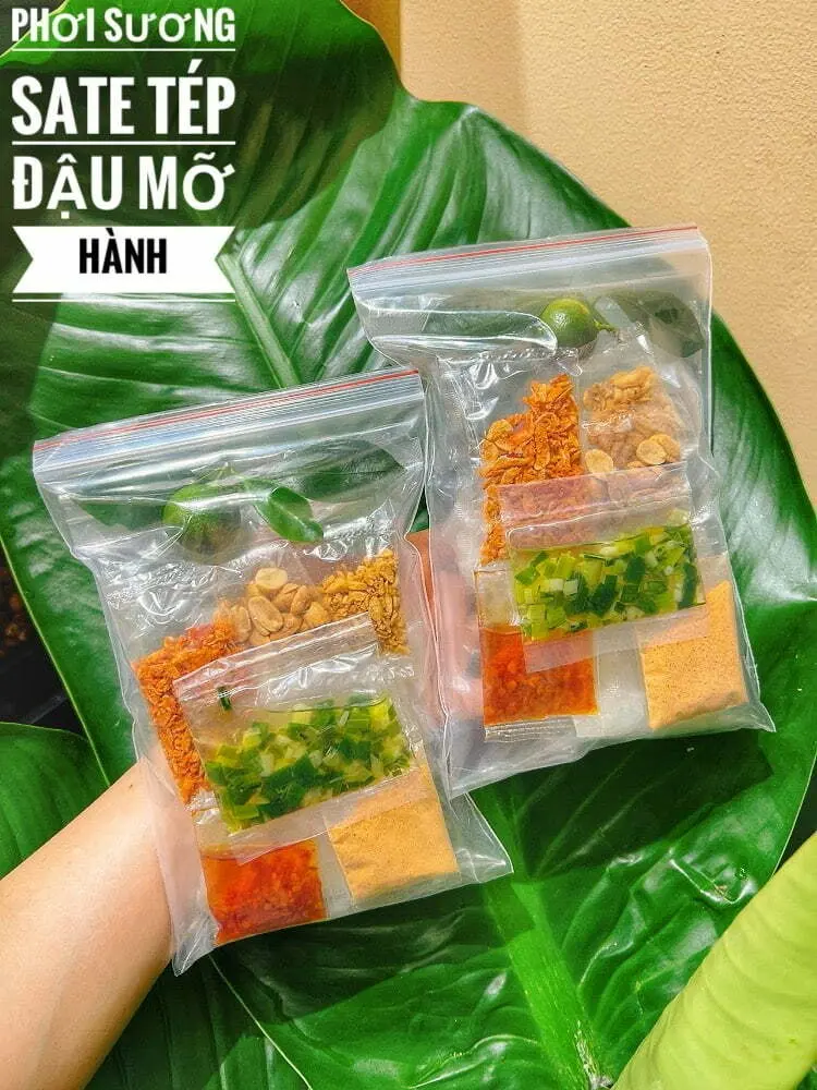 Hình ảnh Phơi sương mỡ hành ruốc hành phi (tt)