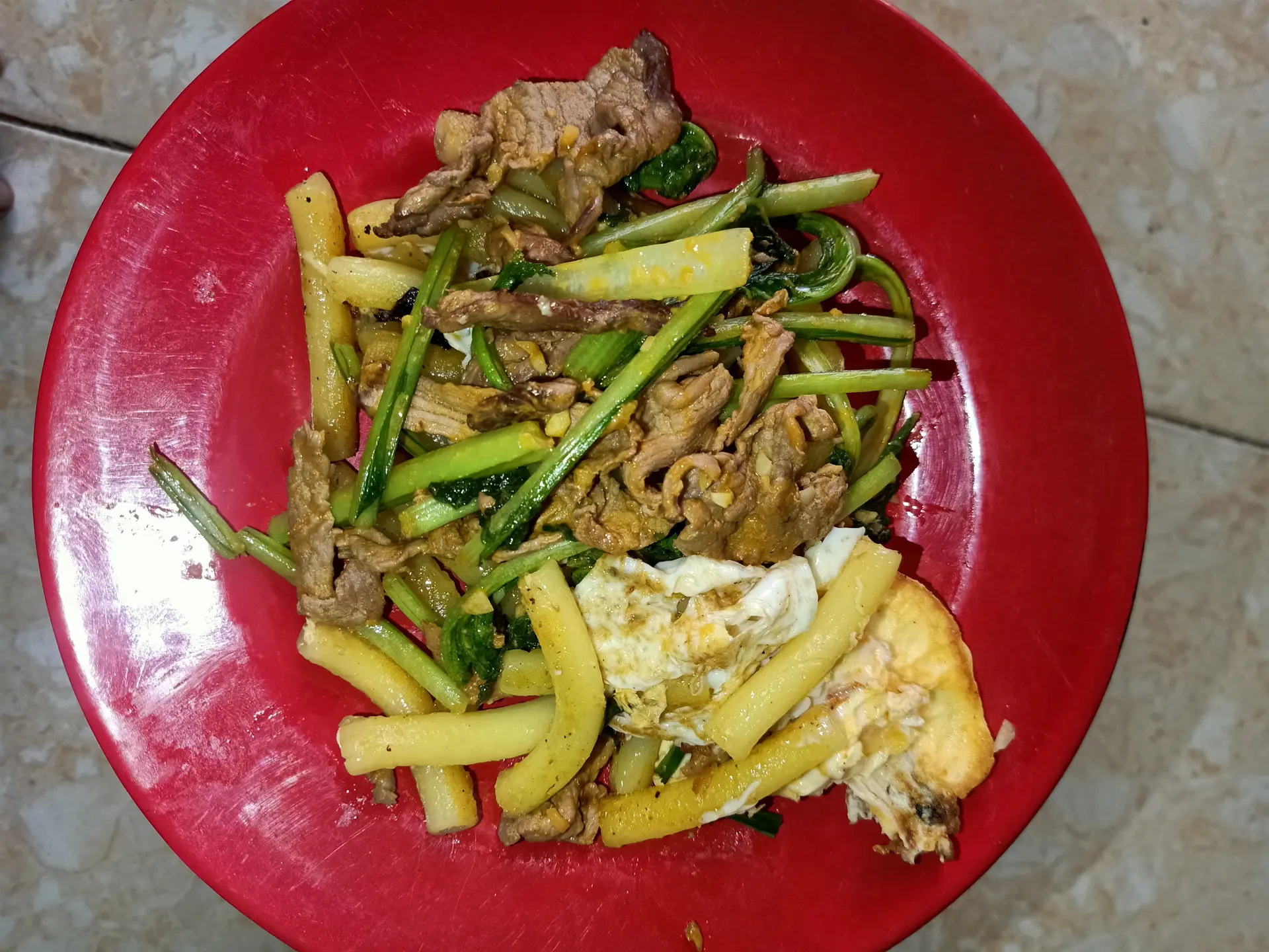 Hình ảnh Mì Xào Trứng +  Bò Xào
