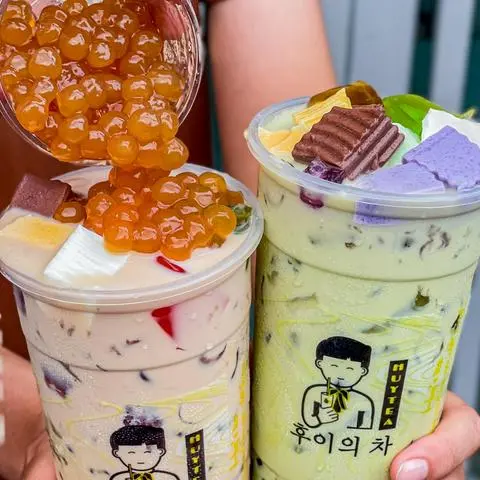 Hình ảnh Trà sữa thái xanh trân châu 3Q