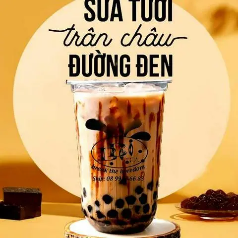 Hình ảnh Sữa tươi trân châu đường đen