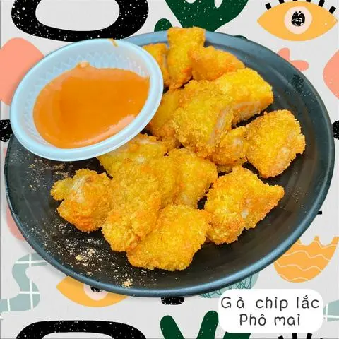 Hình ảnh Gà chip lắc phô mai