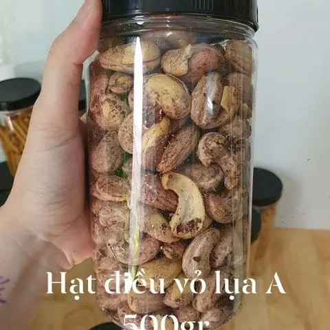 Hình ảnh Hạt điều vỏ lụa A -500gr